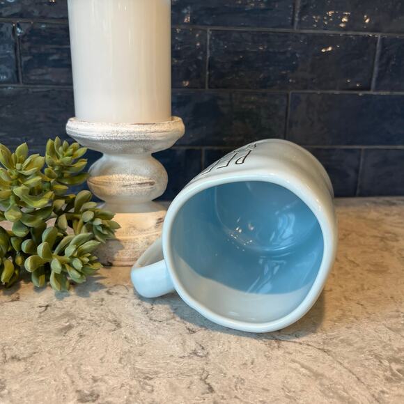 Rae Dunn FOR PEEPS SAKE Mug - Baby Blue with Black lettering - NWOT - Picture 3 of 4